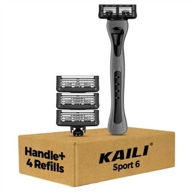 Rasiermesser mit 6 Klingen